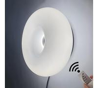 KHUKHU Lámpara De Donut,Apliques De Pared Enchufables O Lámpara De Mesa Enchufable(White)