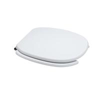 Kiamami Valentina - Tapa de inodoro para discapacitados en mdf con apertura frontal y bisagras universales