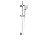 Kibath L478543 Kit Mano con 3 Posiciones de hidromasaje ala Flexo Inoxidable. Ducha y Soportes en ABS y Barra de Acero INOX. con Acabados en Cromo Brillo. Recambios Originales