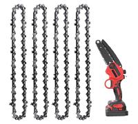 KIBBEH Cadena de motosierra de 6 pulgadas, 36 eslabones, 1/4 pulgadas LP Pitch, calibre 0,043 pulgadas, compatible con motosierras de batería de litio, ideal para jardinería, leña y bricolaje