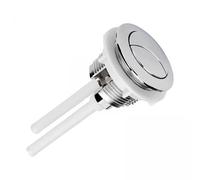 KiBcsLic 3 Piezas Botón de Descarga Doble para Cisterna de Inodoro con Rosca de 38mm Cabeza Redonda Repuesto de Válvula con Muelle Elástico en Material Pp, 4 piezas