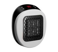 KiBcsLic Calefactor Pared, silencioso, Calentamiento rápido, eléctrico, pequeño, para Uso en Interiores, Ideal para el hogar, el baño o el Dormitorio, Blanco