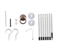 KiBcsLic Loft Ladder Hook para Sistemas de Acceso a Áticos Barra de Extensión con Gancho Mecanismo de Polea para Escaleras Accesorio Reemplazable Resistente, Varilla de Tracción