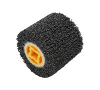 KiBcsLic Polishing Wheel Rueda de Lijado Cepillo de Aletas Tambor de Pulido Acondicionador de Superficie Gran Disipación de Adecuado para Microondas Camp, Grano negro 46.