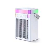 KiBcsLic Ventilador con Humidificador Ajustable Climatizador Portátil para Escritorio Climatizador Evaporativo para Escritorio