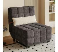 KIBONCY Sofá Cama Plegable Multifuncional, Adecuado for Balcones, Apartamentos Pequeños, Estilo Nórdico E Italiano, Doble Uso(A-Gray,1.5M)
