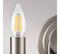 Elstead Lighting Capitol Hill lámpara de pared 2x40 W níquel KL-CAPITOL-HILL2-BN