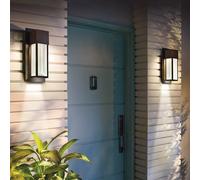 KICHLER Aplique LED de vanguardia Sorel para el exterior