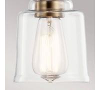 Elstead Lighting Aivian lámpara colgante 1x60 W latón KL-AIVIAN-P-WBR