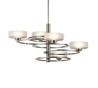 KICHLER Lámpara colgante LED Aleeka 5 luces altura 43,8 cm