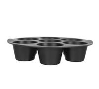 KICHOUSE 7agujeros Molde de Silicona para Pasteles Cavidades Resistente al Horno y Freidora de Aire Apto para Microondas y Congelador Bandeja Reutilizable para Repostería Casera
