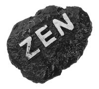 KICHOUSE Adorno de Piedra de Resina Estilo Zen para Jardín y Decoración de Patio, Piedra Pulida para Paisajismo de Bonsái, Mini Decoración de Rocalla Simulada, Accesorio para Micropaisajes