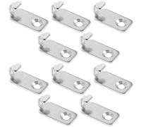 KICHOUSE Gancho para Colgar Cuadros y Bolsos, Set de 10 Ganchos de Pared de Acero Inoxidable para Organizar y Decorar Espacios