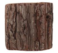 KICHOUSE Portavelas Digital y Lado heces de Madera en Forma de tocón rústico, Base Robusta para decoración de centros de Mesa y Accesorios para Eventos en Color café