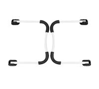 Kichvoe 2 Patas Plegables para Mesas de Sofá y Escritorios Escolares de Hierro Resistente, Instalación Fácil, Diseño Redondeado para Mesa de Cama y Escritorio