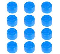 Kichvoe 35 Tapas Antiderrames de Plástico Azules Sistema Mejorado Antisalpicaduras para Botellas y Jarras de Agua en Casa y Camping