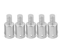 Kichvoe 5 Piezas Conector Roscado Americano y Fijación Estable de Aleación de Aluminio Tamaño 6.5x2.8 Cm, Fácil Reemplazo para Mangos de Escoba y Fregona para Limpieza Doméstica
