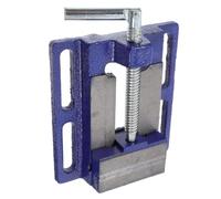 Kichvoe Banco para Trabajar la Madera, Abrazadera de Mesa de Acero, 77mm de Ancho, Apertura Máxima 80mm, Distancia de Ranura 110mm, para Taller y Carpinteros