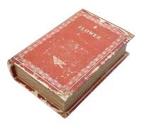Kichvoe Caja de Almacenamiento de Madera Forma de Libro Falso Vintage para Decoración de Escritorio y Habitación, Resistente Guardar Cartas y Objetos Pequeños
