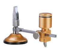 Kichvoe Cortador de Vidrio Circular Ajustable con Precisión y Graduaciones Claras con Ventosa Dorada para Cortar Cerámica y Vidrio Herramienta Profesional Aficionados