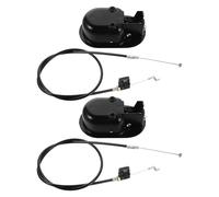 Kichvoe Manija de Liberación de Aleación Negra para Sillón Reclinable Accesorios para Reparación y Mejora con Cable de 91cm de Sofás Individuales y Sillones