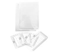 Kichvoe Plantilla de Plástico para Dibujo y Caligrafía Patrones de Letras, Ligera y Creativa, Adecuado para Uso Escolar en Interiores, Set de 1 Unidad