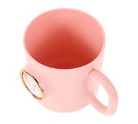 Kichvoe Vaso de Plástico con Asa para Cepillo de Dientes Infantil con Diseño de Animales de Dibujos Animados, Fácil de Sostener Casa o Viaje