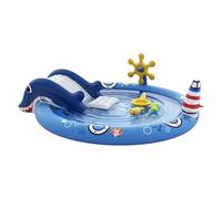 Kid Pools For Backyard, Inflatable Cute Play Pad, 203 * 152 * 64cm Kids Beach Toy Splash Pool For Summer Outdoor Garden Yard Lawn Patio Deck Porch Park House School Vacation Activities Use