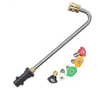 KiddiBubzi Varilla de extensión de Agua de Alta presión | Varita curva for lanza de repuesto de lavado K2 K3 K4 K5 K6 K7(Color 05)