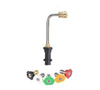 KiddiBubzi Varilla de extensión de Agua de Alta presión | Varita curva for lanza de repuesto de lavado K2 K3 K4 K5 K6 K7(Color 10)