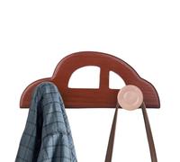 Kids Coat Rack - Wall Mount Wooden Car-Shaped Hanger, Heavy-Duty Hat Hook with Creative Design, Nursery Organization Storage for Children Room Backpack Clothes Towel Bathroom Door Entryway