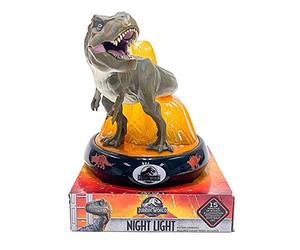 Kids Euroswan 3D T-Rex Luz Quitamiedos, Color Verde y Dorado (Kids Licensing JP00002)
