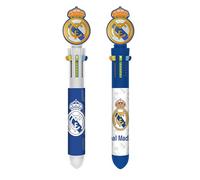 Kids Licensing - Bolígrafo con 10 Colores con Topper 3D Real Madrid