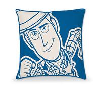 KIDS EUROSWAN Cojín infantil Toy Story Buzz Lightyear y Woody 45 x 45 cm Polyester licencia oficial