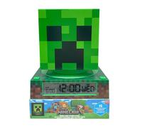 KIDS EUROSWAN Lámpara 3D con despertador Minecraft