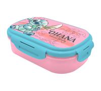 KIDS EUROSWAN, S.L. Fiambrera sandwichera Stitch con 2 compartimentos y cubiertos