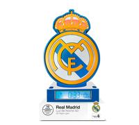 Kids licensing - lámpara infantil 3d con despertador del real madrid