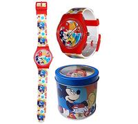 Kids- Reloj Analogico En Caja De Metal Ke03 Mickey, Color (WD22139)