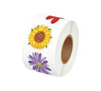 Kids Stickers - Colorful Spring Decals, Animal Flower Sticker Roll