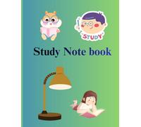 Kids Study Notebook and Journal: Cute Aesthetic Lined Composition Book for Elementary School Girls and Boys | Fun Reading and Writing Exercises Diary