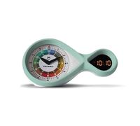 Kidywolf Reloj despertador analógico y digital turquesa