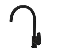 kielle Harmonia - Grifo de fregadero, negro mate 10523104