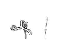 kielle Oudee - Mezclador de bañera con accesorios EcoSpare, cromo 10302SN30