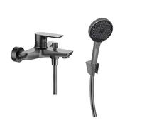 kielle Vega - Grifo de bañera con accesorios EcoSpare, gun metal 10318SN13