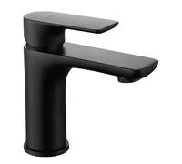 kielle Vega - Grifo de lavabo, negro mate 10118104