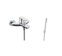 kielle Vega - Mezclador de bañera con accesorios EcoSpare, cromo 10318SN30
