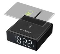 Kienzle Despertador Digital con Cargador Inalámbrico 2 Alarmas Función Snooze Cable USB-C