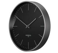 Kienzle Reloj de Pared radiocontrolado Modern 25 cm silencioso, señal DCF, Marco de Acero, Antracita