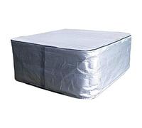 KiKiYe Tapa De La Cubierta De La Bañera De Hidromasaje 84 L X 84 D X 35 H Protector De La Cubierta del SPA Protector Solar Resistente A Los Rayos UV Y Al Agua