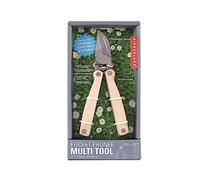 Kikkerland CD516 Pocket Tijeras Herramienta Multi, marrón, 21 x 11 x 2,5 cm